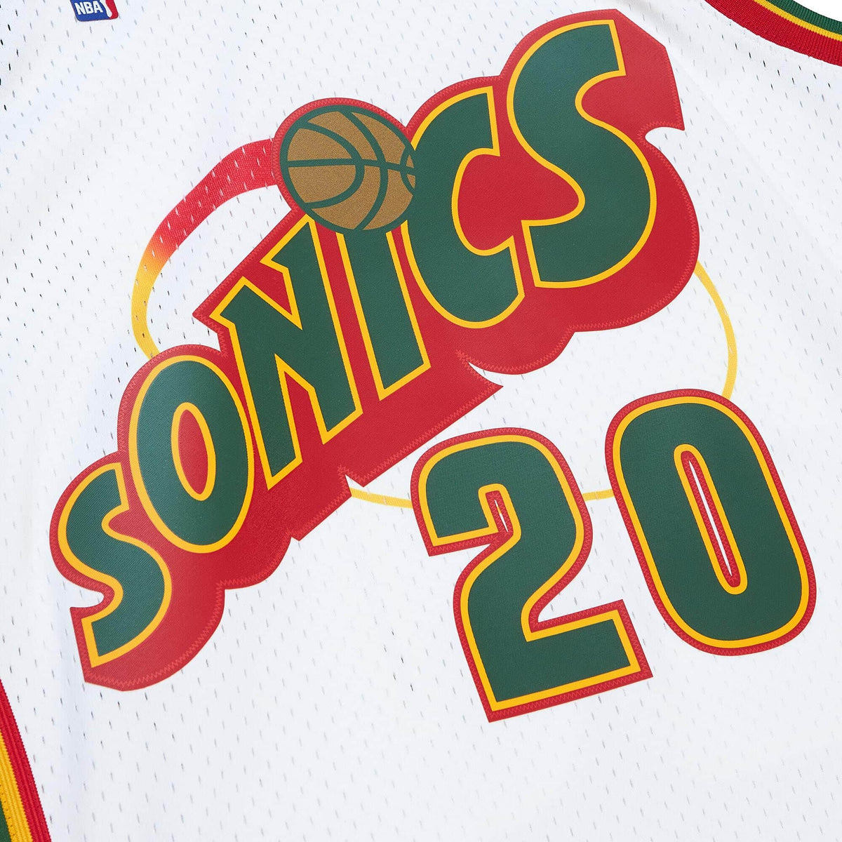 Seattle SuperSonics Gary Payton Seattle Scribble Swingman Jersey