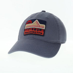 Seattle Relaxed Twill Box View Slate Blue Adjustable Hat