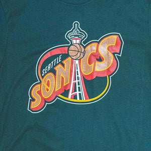 Seattle SuperSonics Space Needle Logo Dark Green Premium T-Shirt