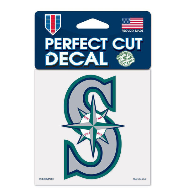 Seattle Mariners Perfect Cut 4"x4" Decal