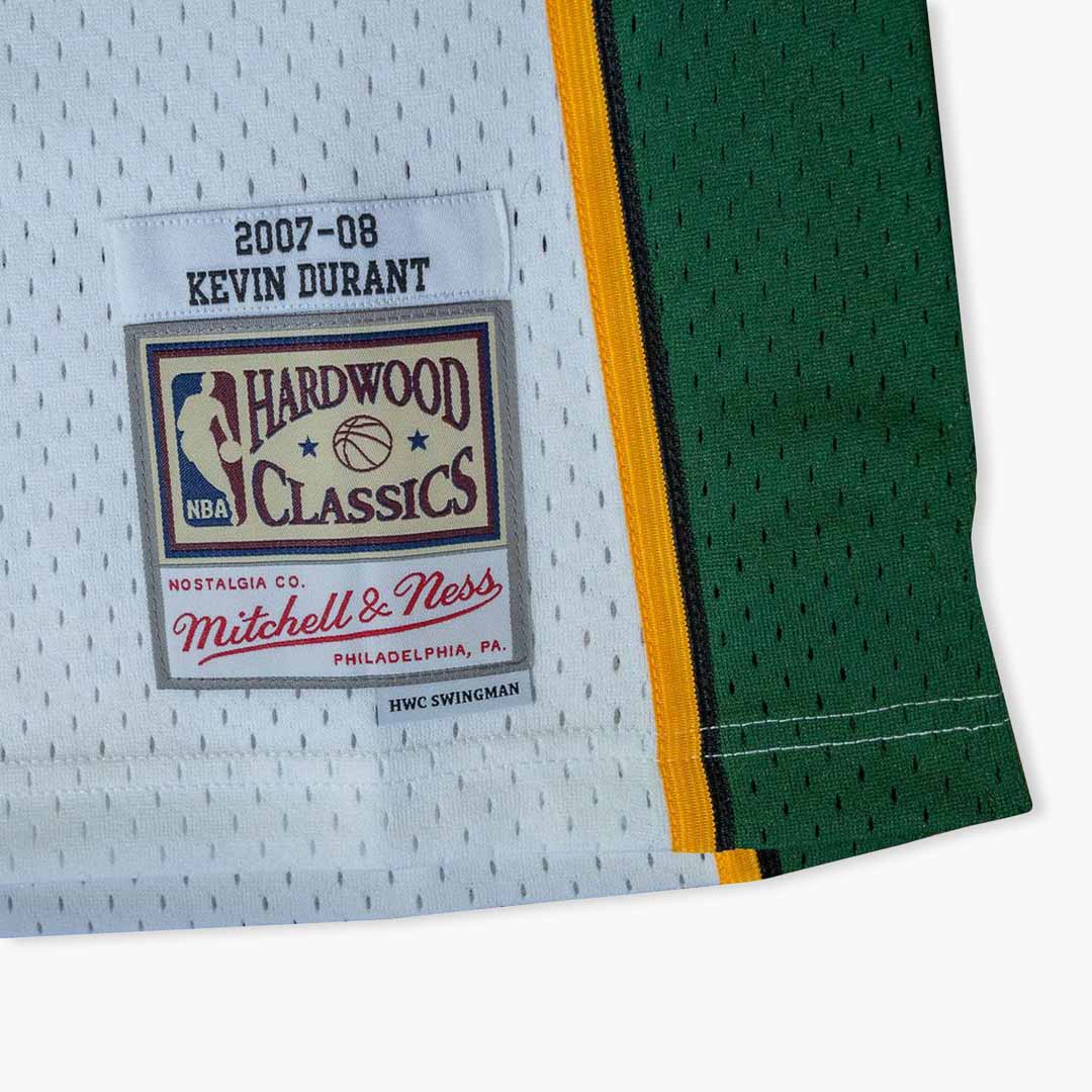 Kevin Durant Seattle SuperSonics Mitchell & Ness Hardwood Classics 2007-08 Swingman Jersey - White