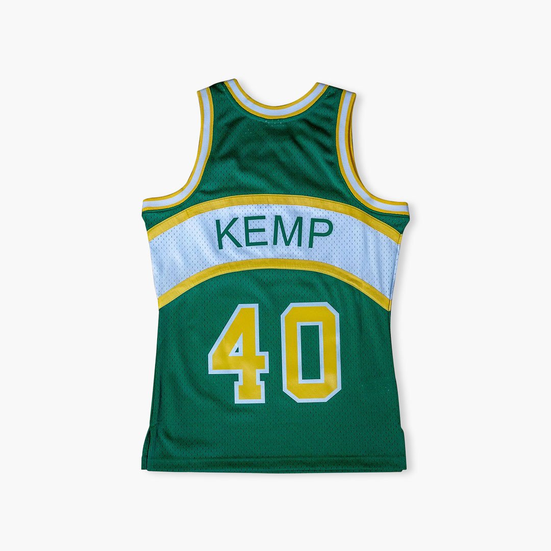 M&N Swingman Jersey 1994-95 Shawn Kemp #40 Seattle Supersonics 'Green' –  Bouncewear