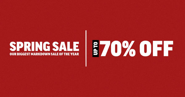 Spring Sale - Our biggest markdown sale of the year. Up to 70% Off. Shop Sale.