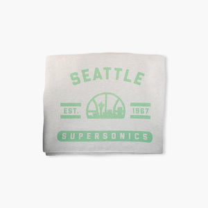 Seattle SuperSonics Sublimated Sweatshirt Blanket