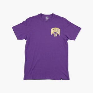 Washington Huskies Purple Arched Pass Franklin T-Shirt