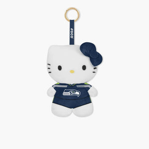 Seattle Seahawks Hello Kitty Jersey 6" Keychain Plush