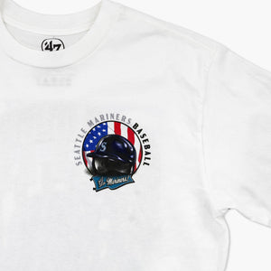 Seattle Mariners White Batter Up Foundation T-Shirt