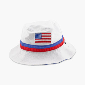 US Soccer White Global Bucket Hat