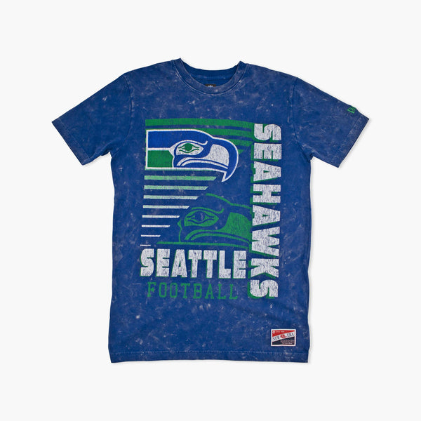 Seattle Seahawks Throwback Mineral Washed Double Decker T-Shirt