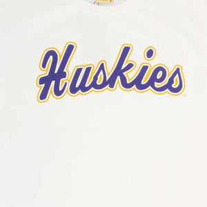 Washington Huskies White Script Premium T-Shirt