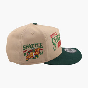 Seattle SuperSonics Two-Tone Linear Strike A-Frame Snapback