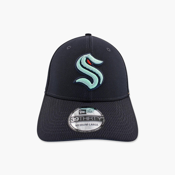 Seattle Kraken Navy Mesh FlexFit Hat