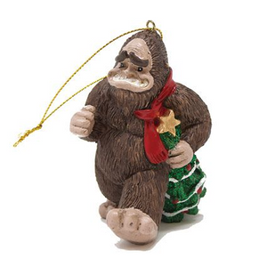 Bigfoot Christmas Tree Ornament