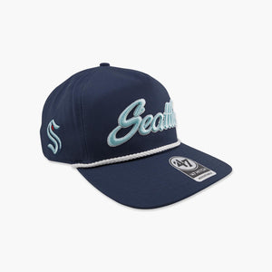 Seattle Kraken Navy Overhand Snapback