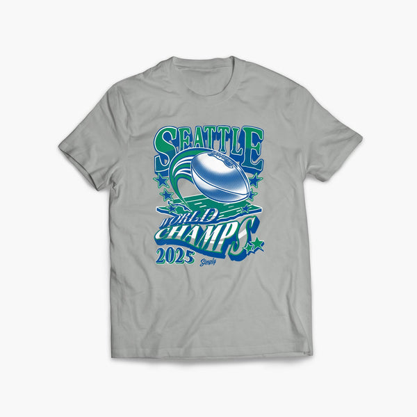 Evergreen State Legends 2025 World Champions Grey T-Shirt