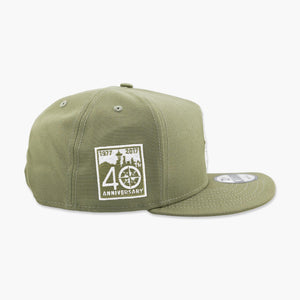 Seattle Mariners Olive 40th Anniversary A-Frame Snapback