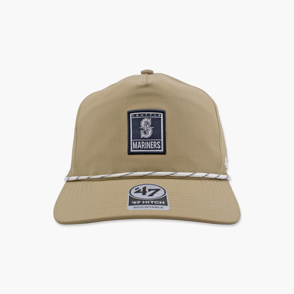 Seattle Mariners Khaki Cozumel Nylon Hitch Snapback