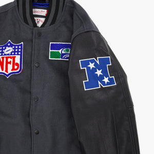Seattle Seahawks Blackout Legacy Varsity Jacket