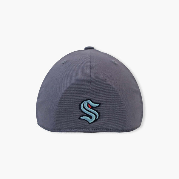 Seattle Kraken Slouch Charcoal FlexFit Hat