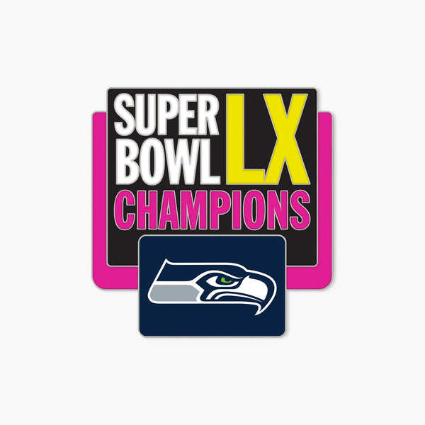 Seattle Seahawks Super Bowl LX Champions Celebration Collector's Pin