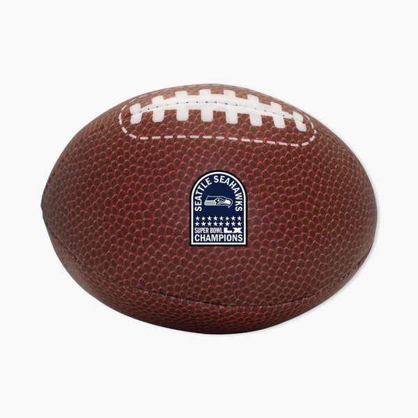 Seattle Seahawks Super Bowl LX Champions Plush Mini Football