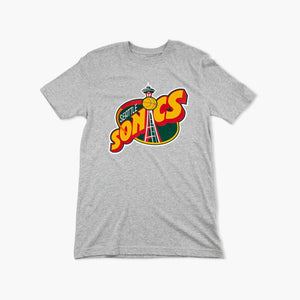 Seattle SuperSonics Gray Space Needle T-Shirt