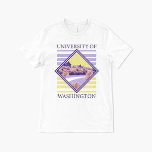 Washington Huskies Campus Vibes White T-Shirt