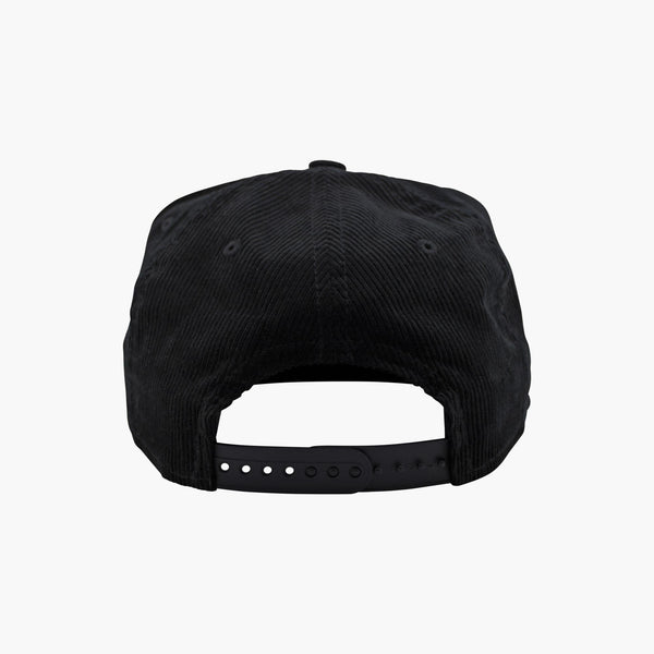 Seattle SuperSonics New Era Black Wordmark Corduroy "Golfer" Snapback