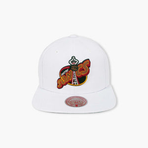 Seattle SuperSonics White Space Needle Snapback