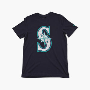 Seattle Mariners Navy Primary Logo T-Shirt