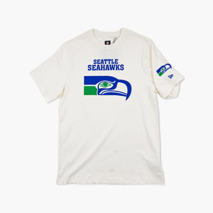 Seattle Seahawks Cream Statement Throwback T-Shirt