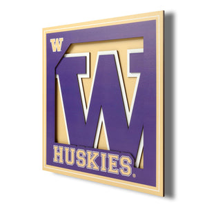 Washington Huskies 3D Logo Series Coasters (Set of 2)