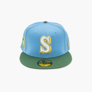 Seattle Mariners 40th Anniversary Gold Rush Fitted Hat