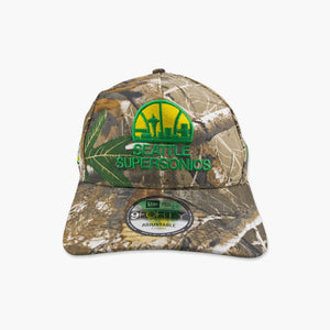 Seattle SuperSonics RealTree Camo Established 1967 A-Frame Snapback