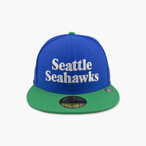 Seattle Seahawks 1980's Sideline Blue/Green Fitted Hat