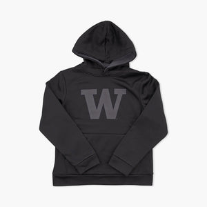 Washington Huskies Blackout Stealth Youth Hoodie