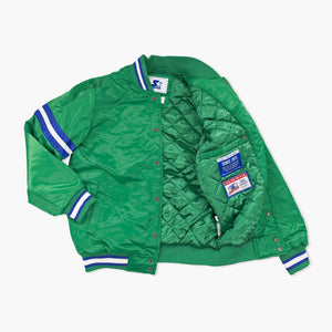 Seattle Seahawks Green Throwback Starter Jacket