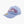 USA Wave Script Sky Blue Adjustable Hat