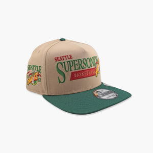 Seattle SuperSonics Two-Tone Linear Strike A-Frame Snapback