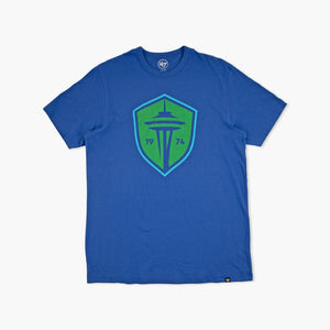 Seattle Sounders Primary Logo Jetty Blue T-Shirt