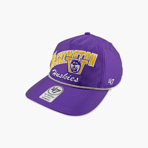 Washington Huskies Purple Trendy Glitter Women's Snapback