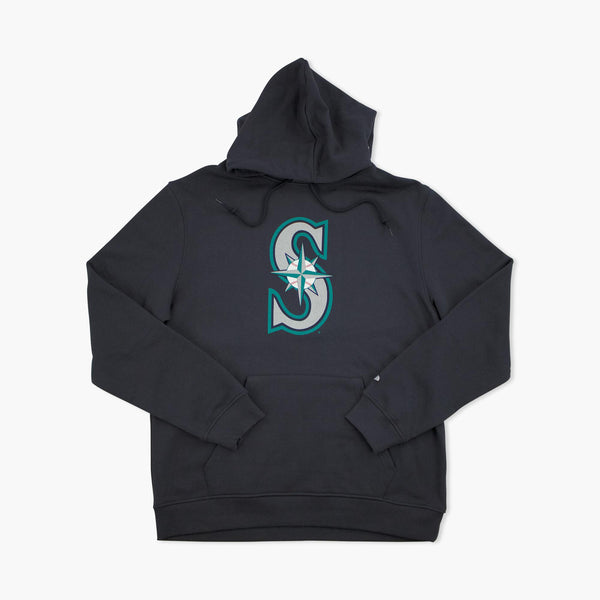 Seattle Mariners Navy Primary Logo Hoodie