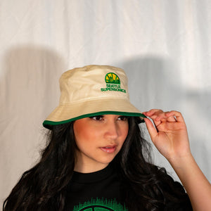 Seattle SuperSonics Skyline Off-White Bucket Hat