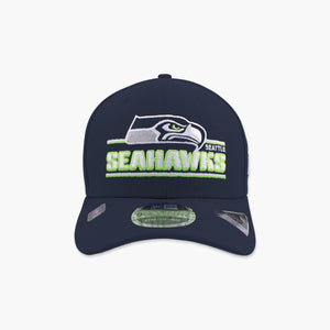 Seattle Seahawks Navy Stated Stretch Snapback