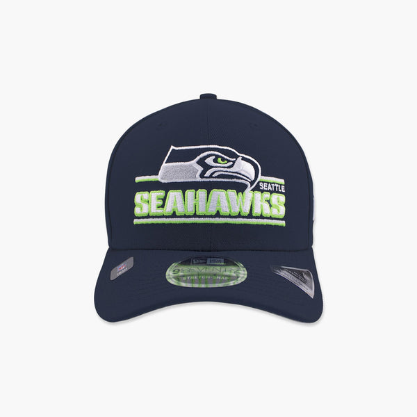 Seattle Seahawks Navy Stated Stretch Snapback