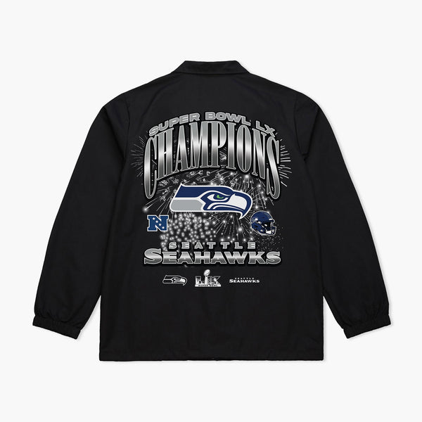 Seattle Seahawks Super Bowl LX Champions Celebration Coaches Jacket