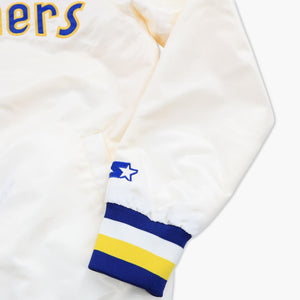 Seattle Mariners Starter Cream Cooperstown Script Satin Jacket