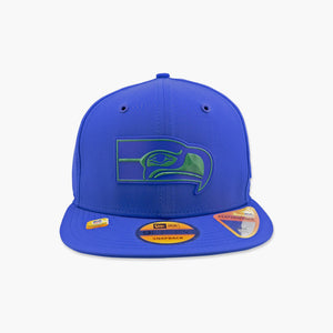 Seattle Seahawks 2026 Sideline Royal Throwback Performance Snapback - Youth