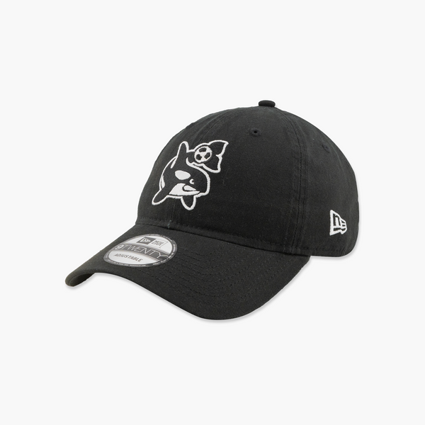 Seattle Sounders Orca Whale Black Adjustable Hat