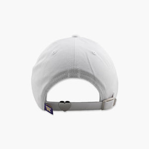 Washington Huskies White Trendy Script Clean Up Adjustable Hat
